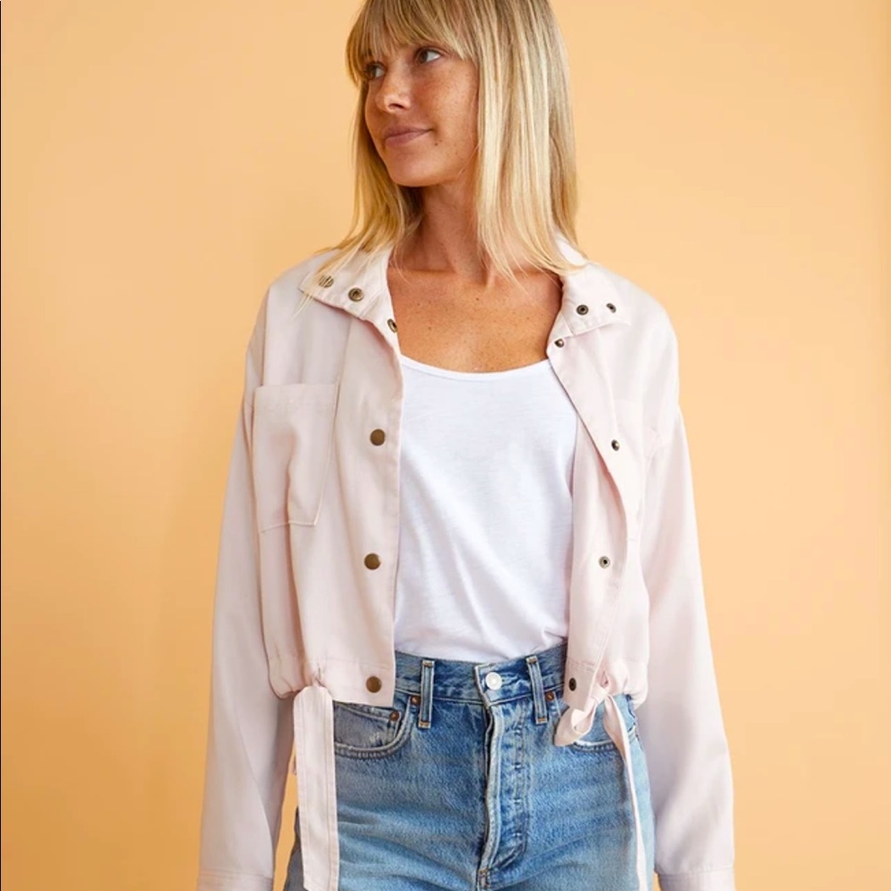 Marine layer light cropped jacket NEVER WORN!